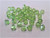 Green 4mm faceted bicone acrylic beads