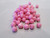 6mm faceted round acrylic beads