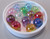 Assorted ab 10mm round acrylic beads