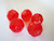 18mm faceted round acrylic beads