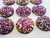 12mm round druzy resin cabochons