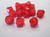 10mm faceted bicone acrylic bead
