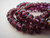 Purple 5x3mm faceted rondelle Czech glass beads