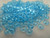 Blue 4mm rondelle Czech glass beads