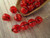 melon Czech glass beads
