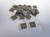 Metal square spacer beads 7mm antique bronze finish