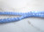 Blue 4x3mm faceted rondelle glass beads