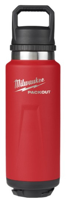 Milw Packout Bottle 1064Ml Chug Lid Red