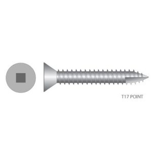 Screw Compressed Sheet 40 X 10 T17 Sq 100Pkt