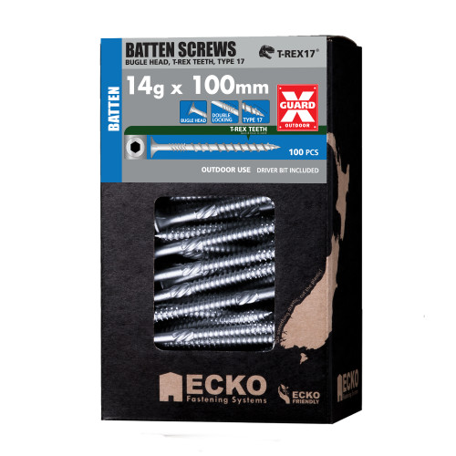 Screw Batten Bugle Trex Xguard 14G X 100 100Pkt