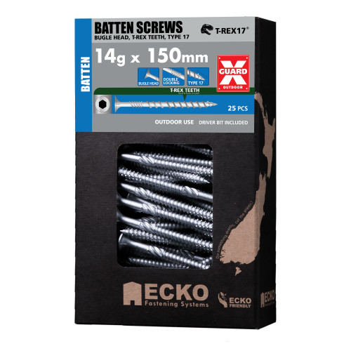 Screw Batten Bugle Trex Xguard 14G X 150 25Pkt