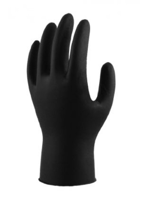 Gloves Black Grizzly Nitrile 100Pk+