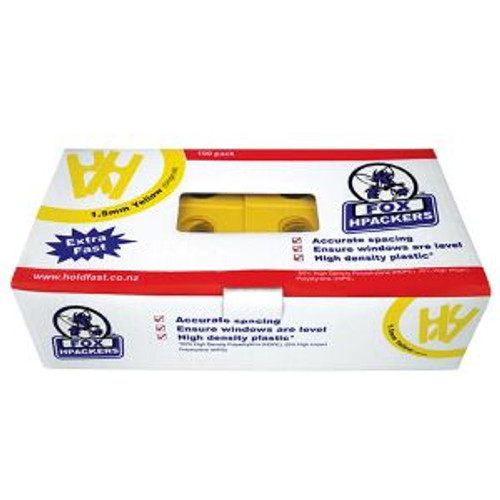 Click&Fix H Packers Yellow 1.5Mm 100Pkt