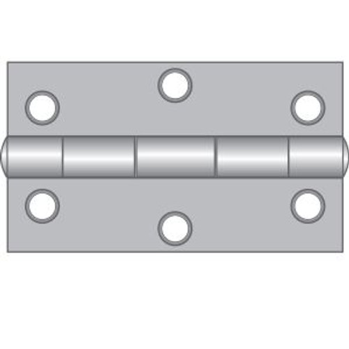 Hinges 100 X 47 X 2.5 S/Steel Flush