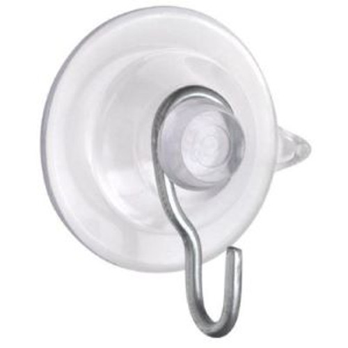 Handipak 60Mm Suction Cup With Stainless Hook 2 Pack