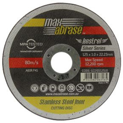 Cutting Disc S/Silver 115 X 1.0Mm