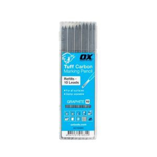 Ox Tuff Carbon Graphite Pencil Lead 10Pk Ox Tuff Carbon Graphite Pencil Lead 10Pkt Refill