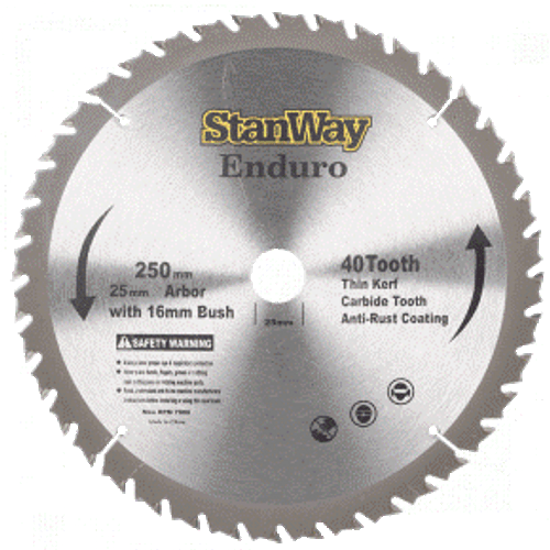 Stanway 250X40t 1625Mm Enduro Saw Blade