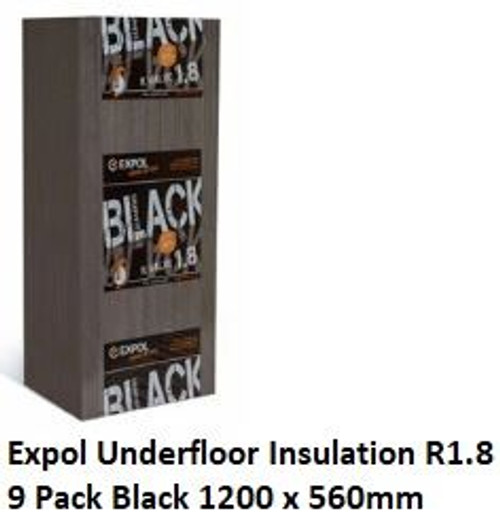 Expol Black Underfloor R1.8 1200 X 560 X 60  .672