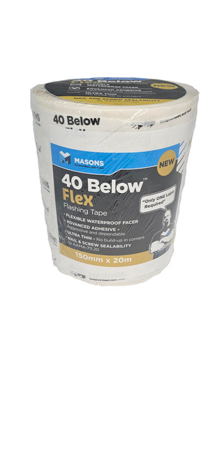 40 Below Flex Self-Adhesive Tape 150Mm X 20M