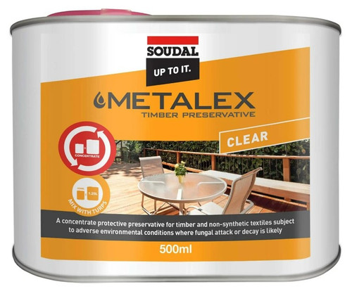 Metalex  Timber Preservative Clear  500Ml