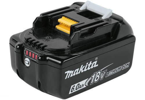 Makita Battery 18V 6Ah Li-Ion With Fuel Gauge (Bulk) Bl1860b-L