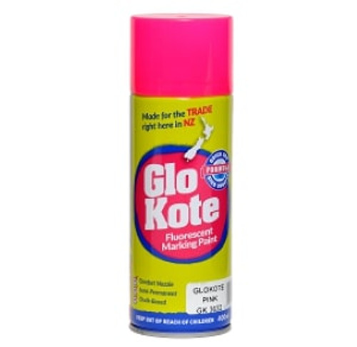 Glokote Aerosol Paint Standard Pink 400Ml