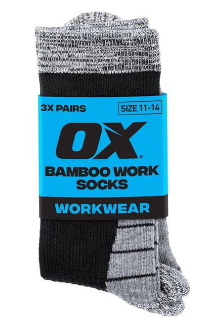 Ox Socks 11-14 3Pk