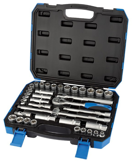 Draper 3/8 Inch Drive Metric Socket Set 39Pc