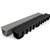 Allproof 3M Channel & Grate 3M X 125Mm Black