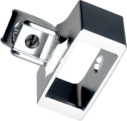 Rocker Switch Mount Silver