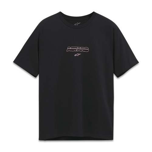 Bold Type Back Csf Ss Tee Black Sm