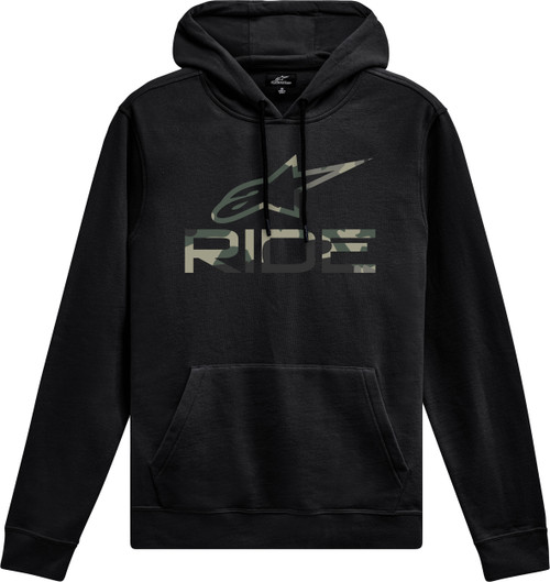 Ride Camo Hoodie V3 Black Sm