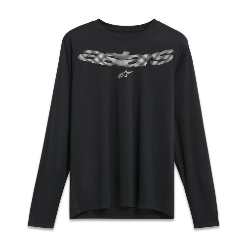 Night Performance Ls Tee Black Lg