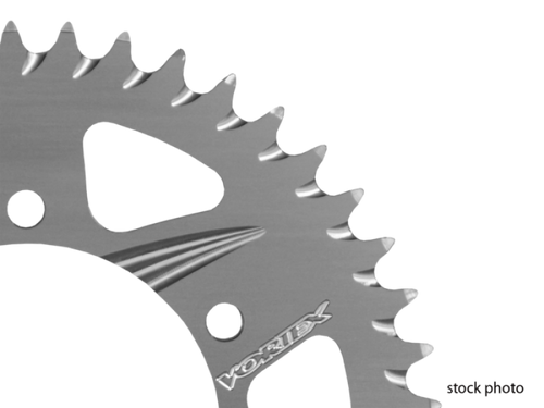 Vortex Racing Aluminum Rear Sprocket 420 43 Tooth- Silver 215-43