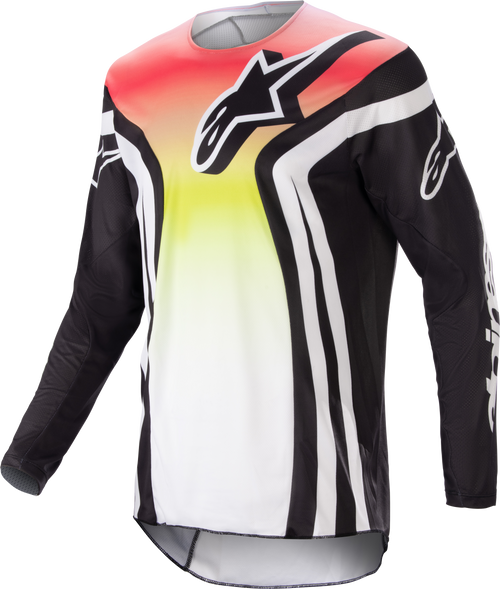 Racer Semi Jersey Black/Multi Color Xl