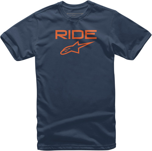 Ride 2.0 Tee Navy/Orange Xl