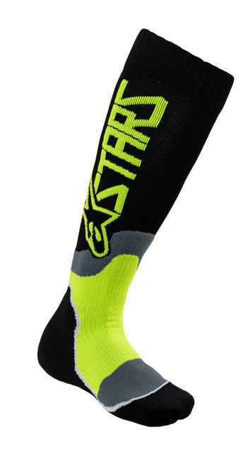 Mx Plus 2 Socks Black/Fluo Yellow Youth Mx Plus 2 Socks Black/Fluo Yellow Youth