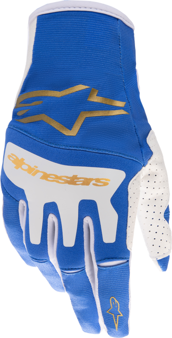 Techstar Gloves Ucla Blue/Brushed Gold 2x