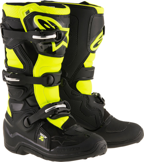 Tech 7s Boots Black/Yellow Sz 04 Tech 7s Boots Black/Yellow Sz 04