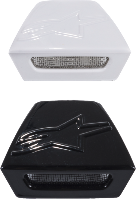 M8/M10 Helmet Rear Vent Gloss White M8/M10 Helmet Rear Vent Gloss White