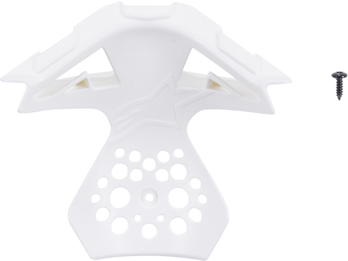 M8/M10 Helmet Chin Vent Frame Gloss White Md 2x M8/M10 Helmet Chin Vent Frame Gloss White Md 2x