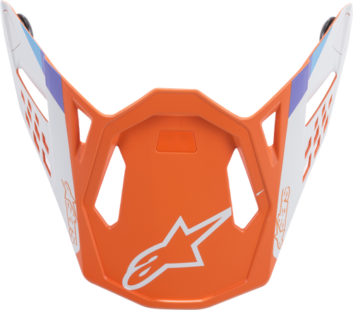 M8 Contact Helmet Visor Orange/Grey