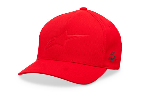 Ageless Deboss Tech Hat Red Lg/Xl