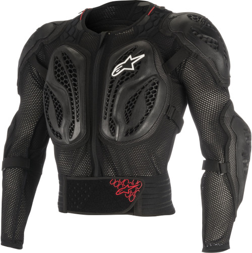 Youth Bionic Action Jacket Black/Red Lg/Xl