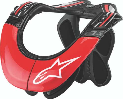 Bns Tech Carbon Neck Support Anthracite/Red/White Lg Xl Bns Tech Carbon Neck Support Anthracite/Red/White Lg Xl