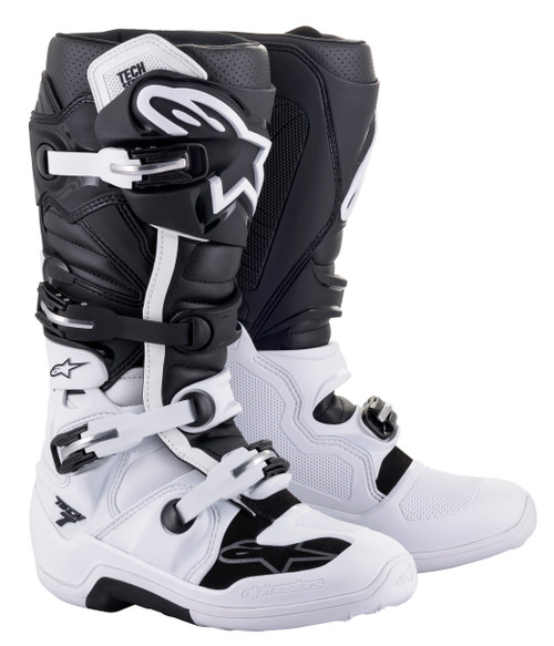 Tech 7 Boots White/Black Sz 12