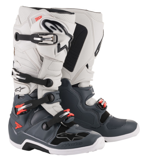 Tech 7 Boots Darkgry/Lghtgry/Red Sz 06