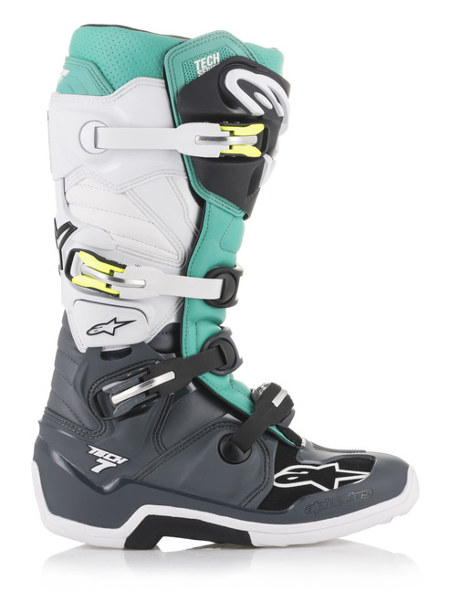 Tech 7 Boots Dark Grey/Teal/White Sz 13