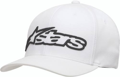 Blaze Flexfit Hat White/Black Sm/Md
